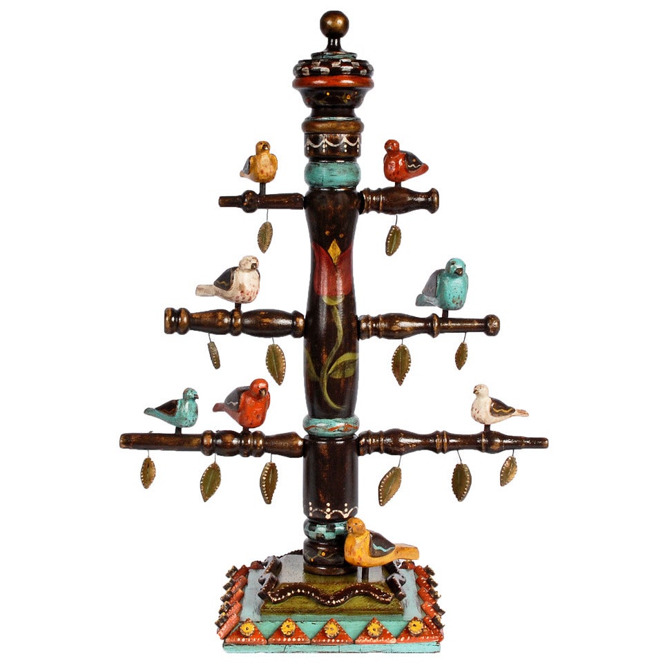 Whimsical Bird Tree by Angie Dow