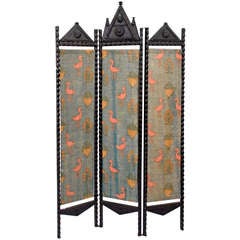 Tramp Art Three Panel Screen - Published