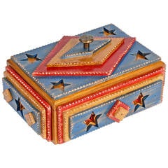 Patriotic Box with Stars by Angie Dow