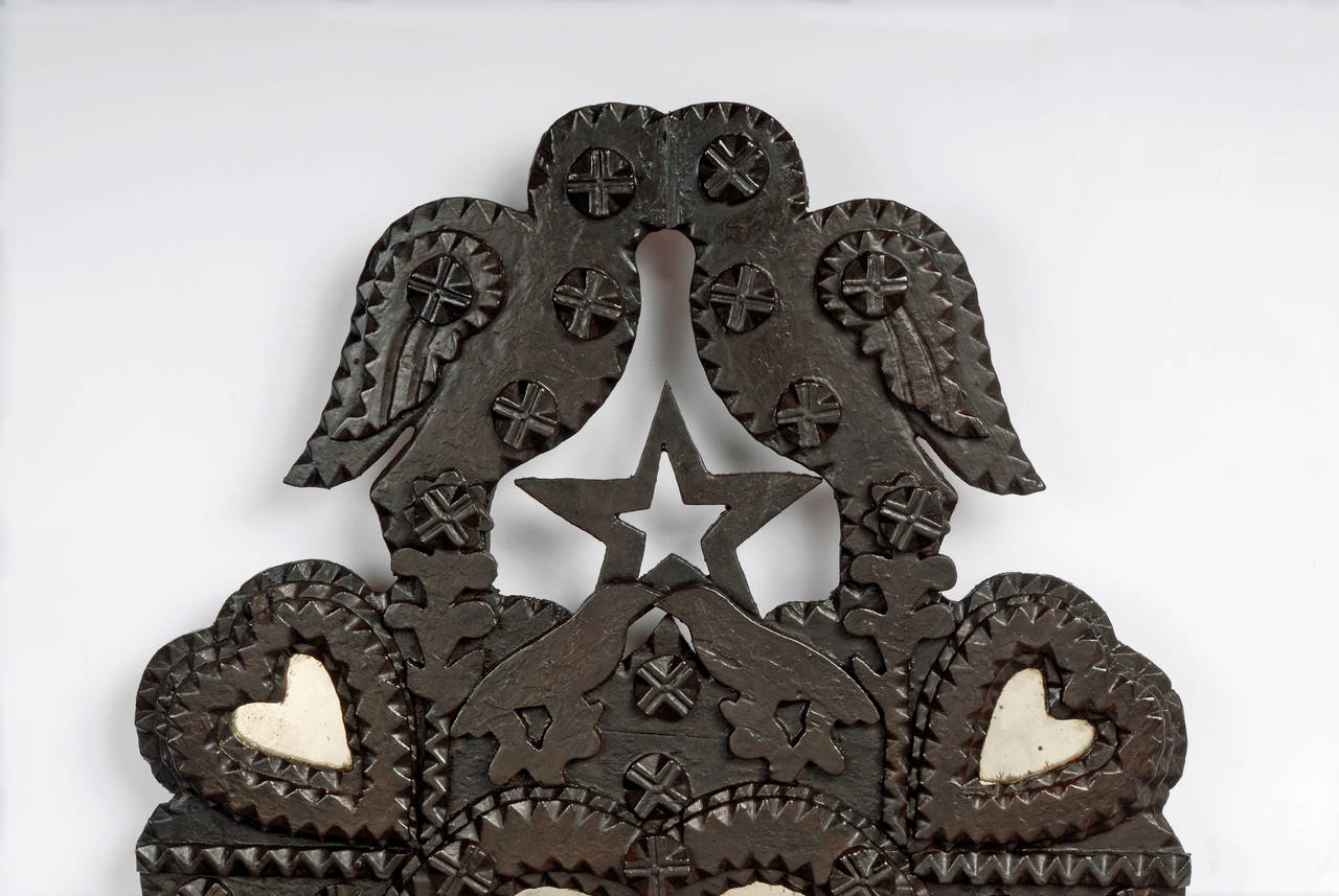 American John Zadzora ‘Kissing Doves’ Wall Sculpture For Sale