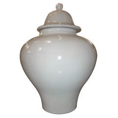 Studio Pottery Style White Lidded Ginger Jar Shape 6 Available