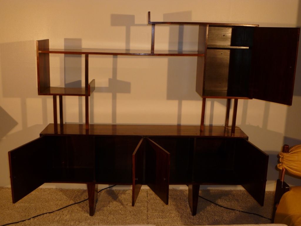 Solid Jacaranda Bookshelf Wall Unit Room Divider