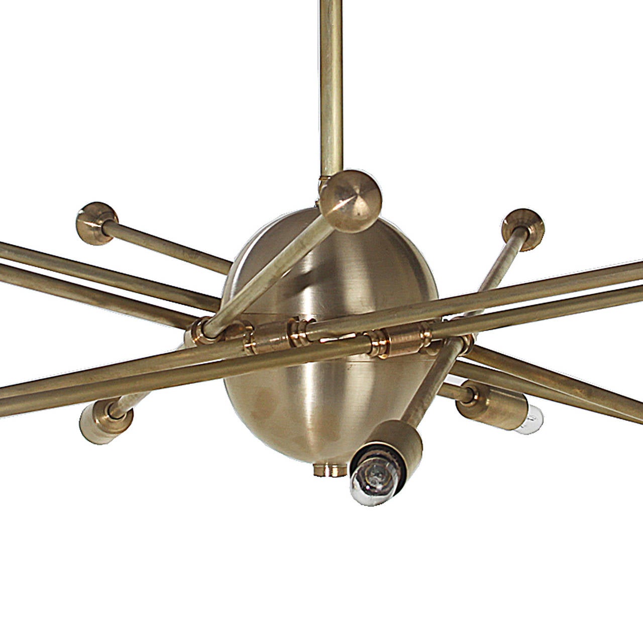 Contemporary Arana Chandelier with Adjustable Arms by Thomas Hayes Studio