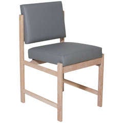 The Basic Dining Chair in Solid Oak w/ Hand-Rubbed Blanched Oil Finish