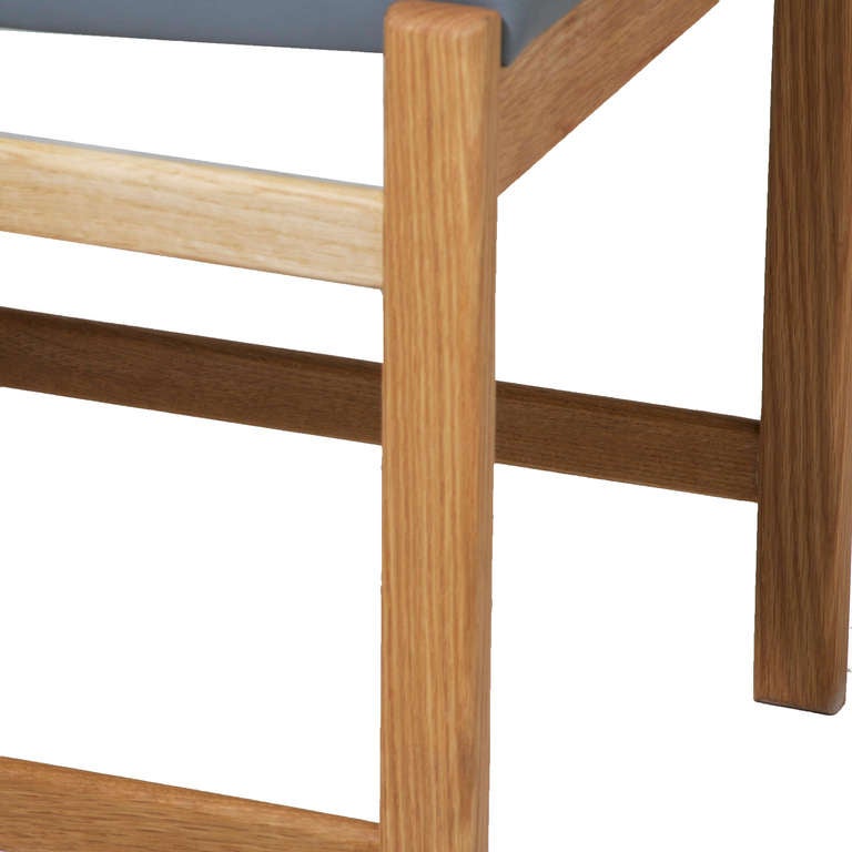 The Basic Pivot Back Dining Chair in Solid Oak in Pure Oil Finish 3