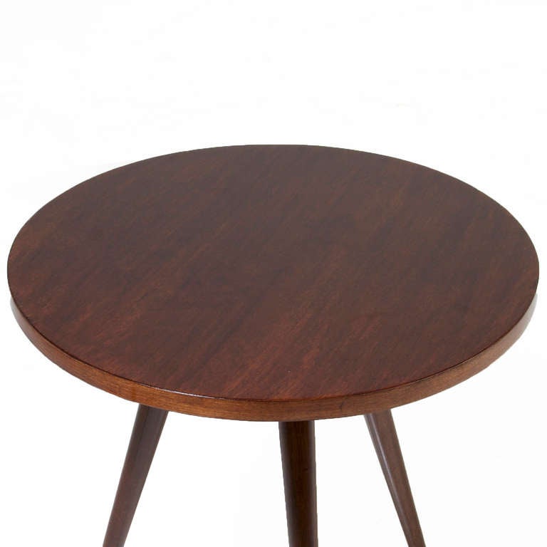 Mid-20th Century Brazilian Pau Ferro Side Table in the Manner of Giuseppi Scapinelli