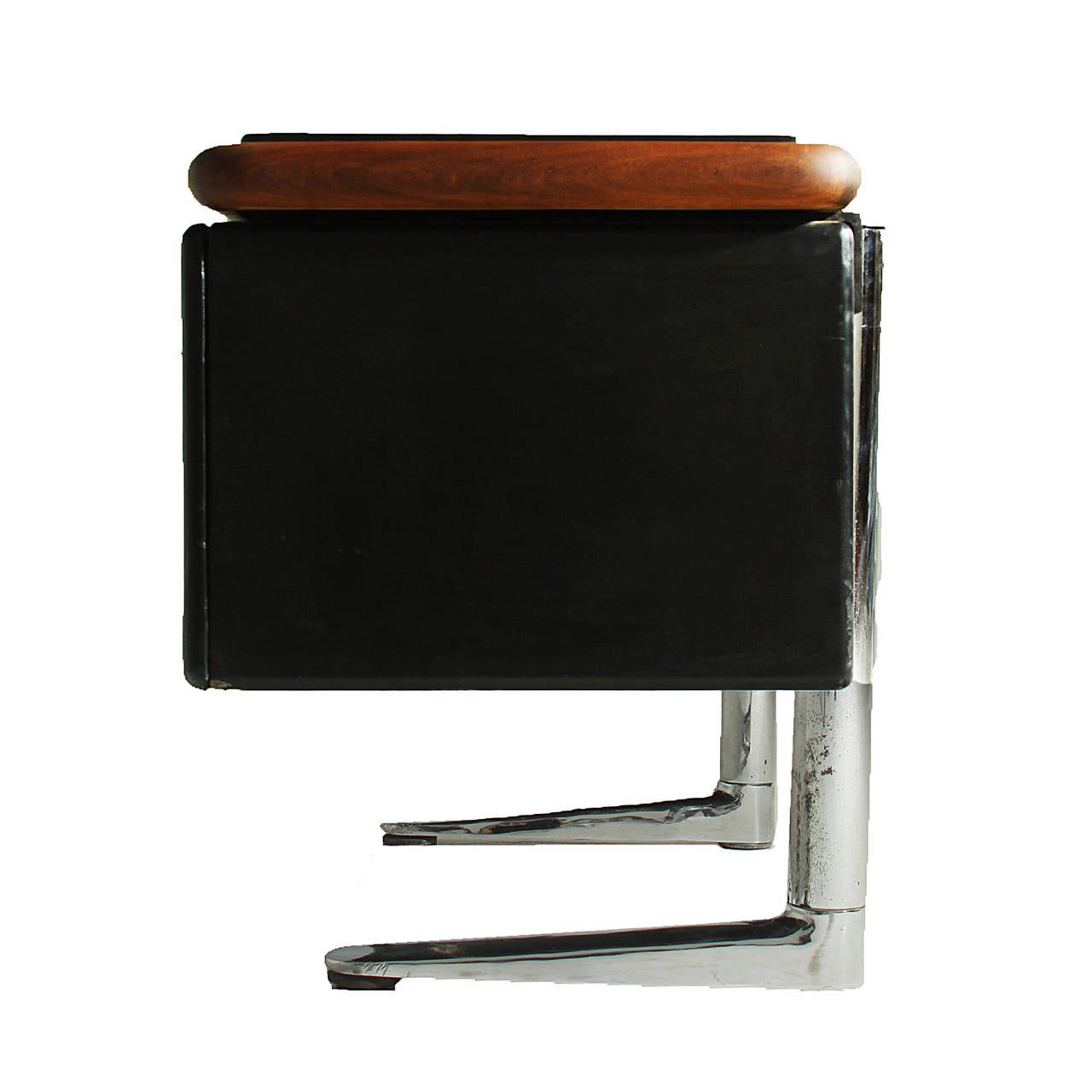 Warren Platner Leder-Credenza aus Brasilien 2