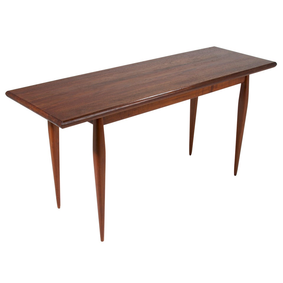 Solid Brazilian Hardwood Console Table For Sale