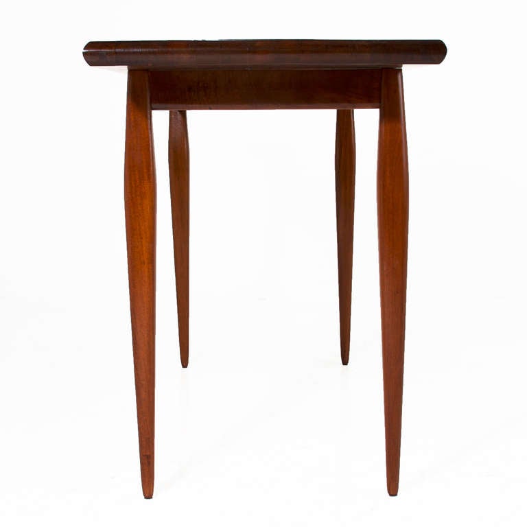 Mid-20th Century Solid Brazilian Hardwood Console Table For Sale