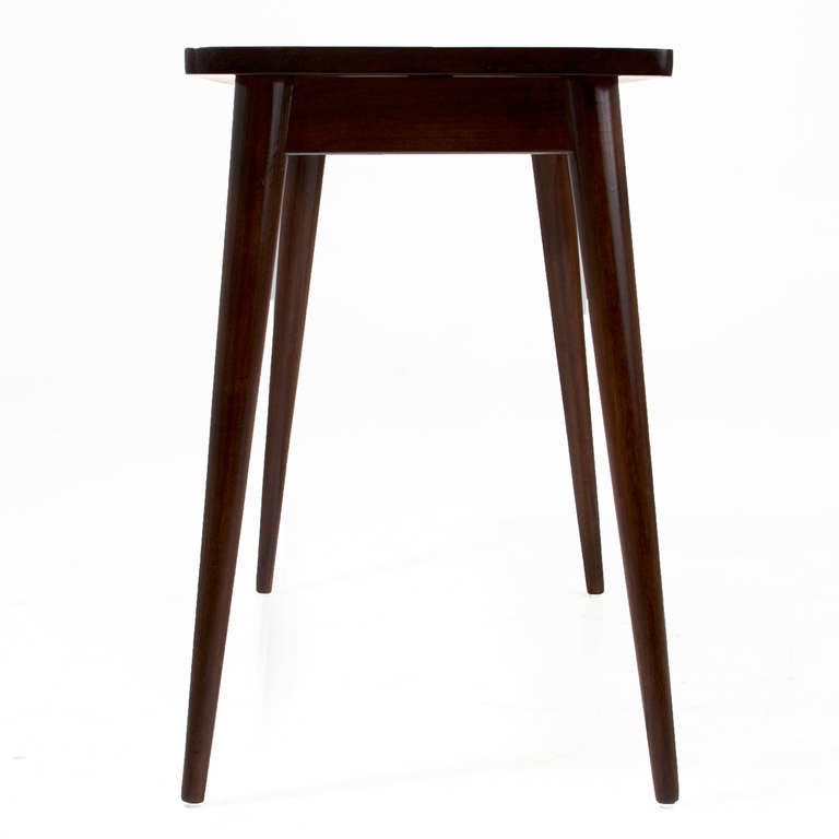 Mid-20th Century Exotic Brazilian Hardwood Side Table For Sale