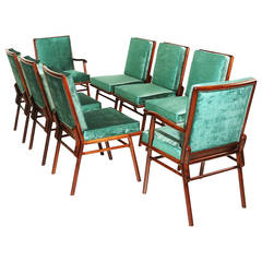Set of 8 Robsjohn Gibbings dining chairs for Widdicomb