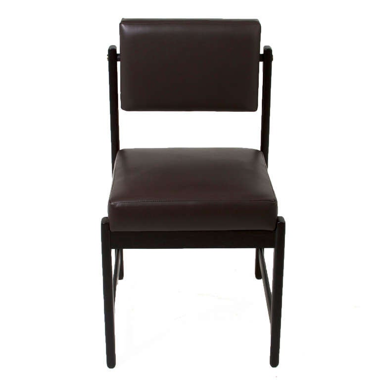 Set of 10 Basic Pivot Back Dining Chairs by Thomas Hayes Studio In Excellent Condition In Hollywood, CA