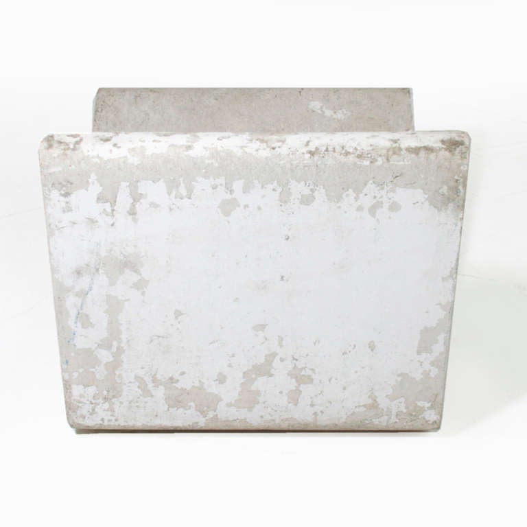 Pair Of Vintage Concrete Outdoor Rocking 