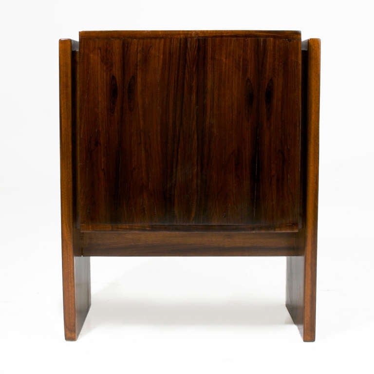 Rare Rosewood Side Table by Joaquim Tenreiro 1
