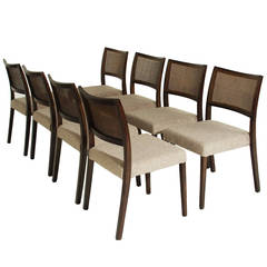 Set of 8 Vintage Brazilian Dining Chairs