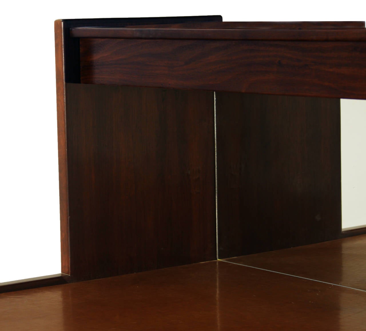 Rosewood Massive Bar Table Desk by Sergio Rodrigues For Sale