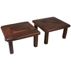 Vintage Ipe Reclaimed Hardwood Side Tables
