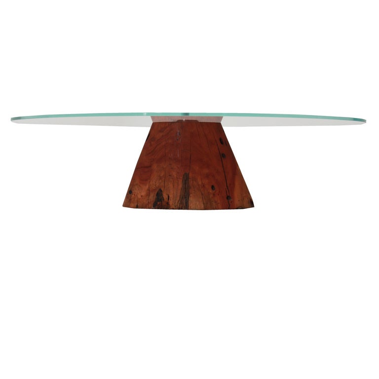 Tunico T. Salvaged Jatoba Wood Coffee Table In Excellent Condition For Sale In Los Angeles, CA