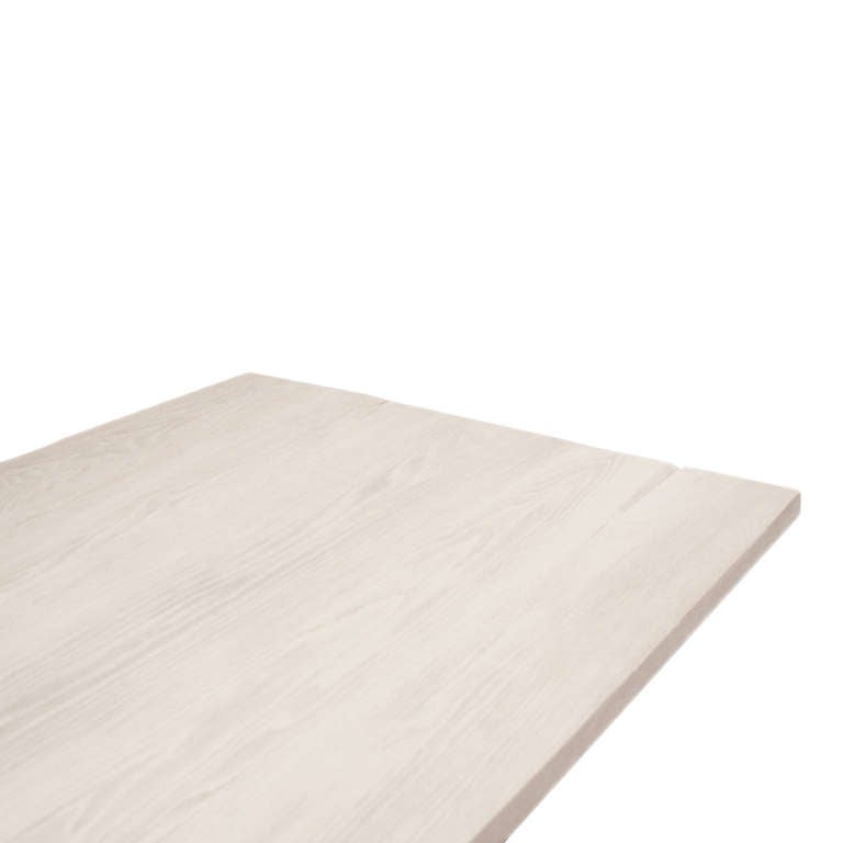 Contemporary The Jantar Alloy Dining Table in bleached Oak by Thomas Hayes Studio
