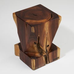 Hocker aus massivem Rosenholz von Zanini de Zanine
