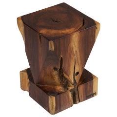 Solid Rosewood Stool by Zanini de Zanine 2