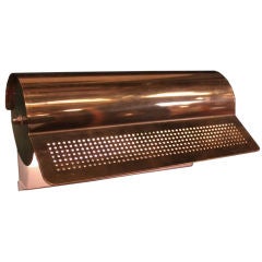 Lindau & Lindekrantz Solid brass perforated wall lamps, 4 available