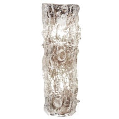 Small Vertical Hanging Rectangular Glass Wall Sconce