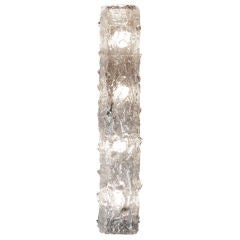 Large Vertical Rectangular Glass Sconce Large Vertical Rectangular Glass Sconce
