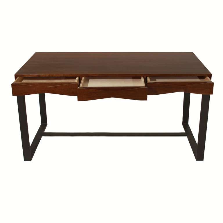 Angled Quadrar Desk by Thomas Hayes Studio In Excellent Condition In Hollywood, CA