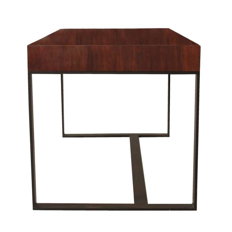 Contemporary Angled Quadrar Desk by Thomas Hayes Studio