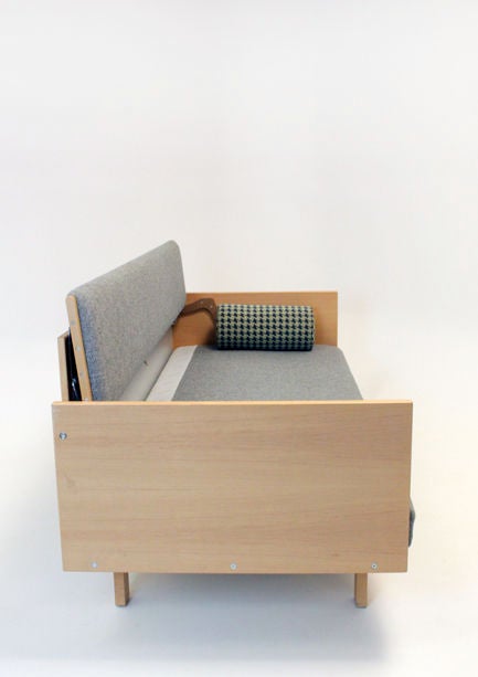 Hans Wegner birch & wool sleeper sofa 2