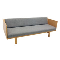 Hans Wegner birch & wool sleeper sofa