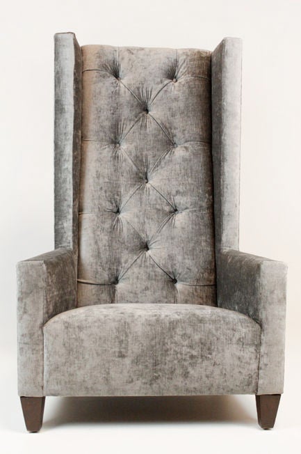 single high back chair