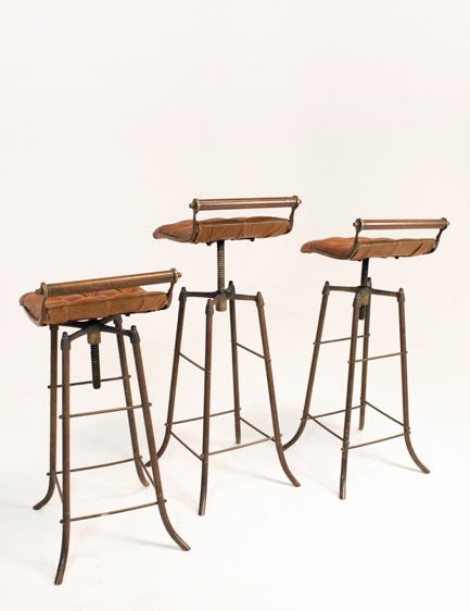 tufted bar stools