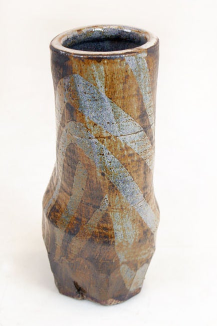 American Glazed stoneware vase by Mason