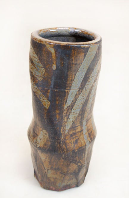 Stoneware Glazed stoneware vase by Mason