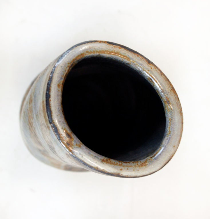 Glazed stoneware vase by Mason 1