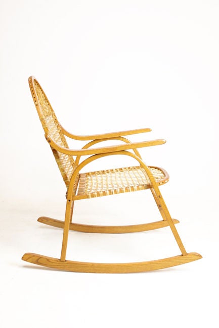 snowshoe rocking chair