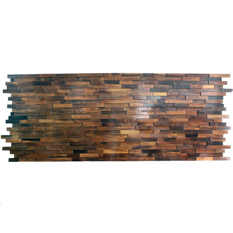 Unique Solid Rosewood Wall Panel By Sergio Rodrigues