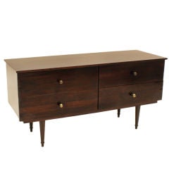 Rosewood Brazilian dresser with solid brass pulls