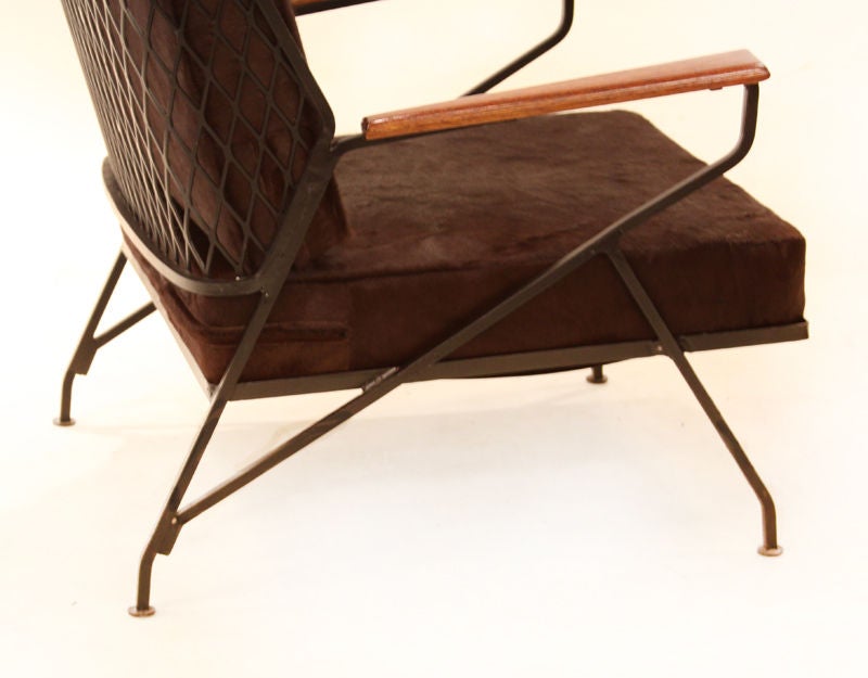 Salterini tall lounge chairs by Maurizio Tempestini at 1stDibs