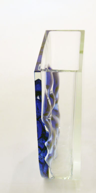 Mid-20th Century Abstract Scandinavian Glass Vase