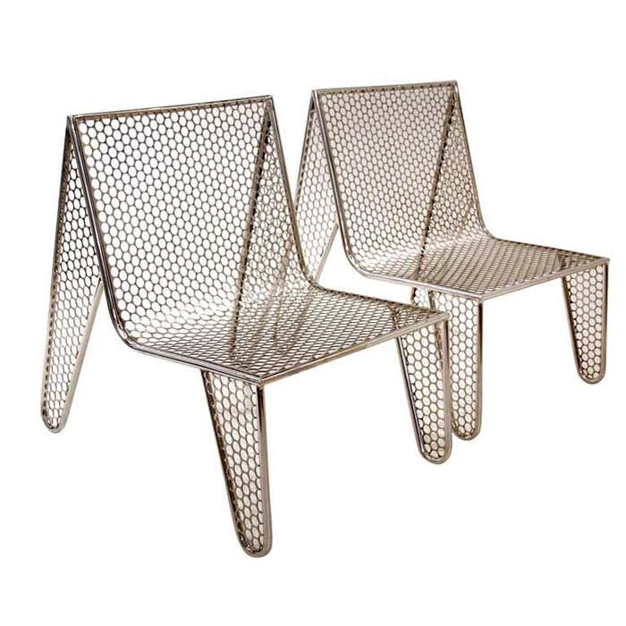 Design Inox Chair Set of Four