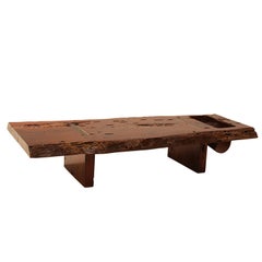 Live edge coffee table or bench by Zanini De Zanine