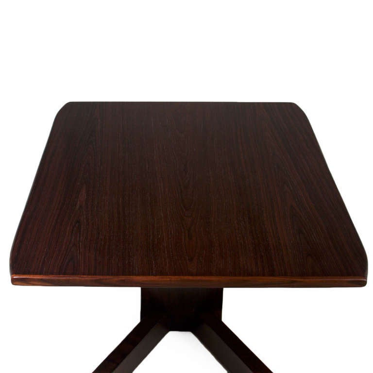 Mid-20th Century Mid-Century Modern Brazilian Hardwood Coffee Table For Sale