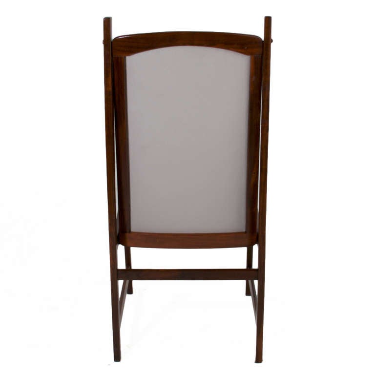 Celina Moveis Brazilian Mahogany Side Chairs, circa 1960 For Sale 1