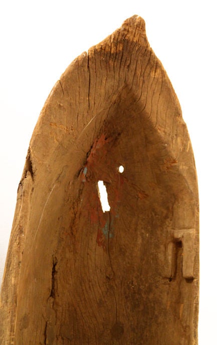 Tip of a Small Ipe Canoe from Bahia, Brazil In Good Condition In Los Angeles, CA