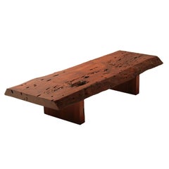 Live edge bench or coffee table by Zanini de Zanine
