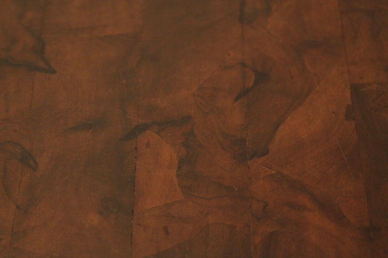 Vintage scalloped burl Bombay Chest by Glenn Don 4