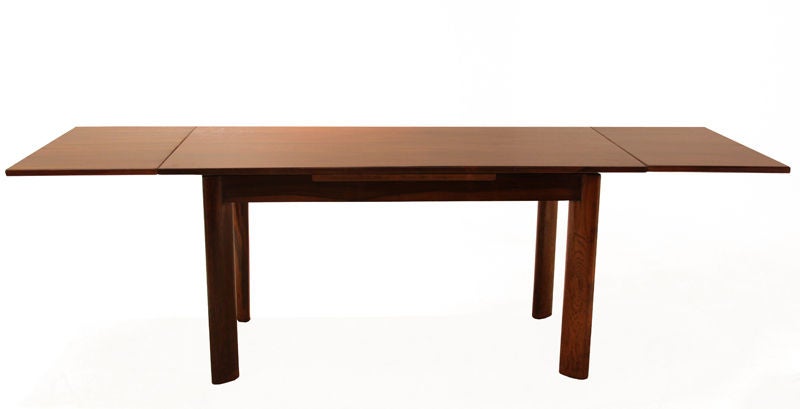 Rosewood Dining table by Jean Gillon in rosewood with solid legs For Sale